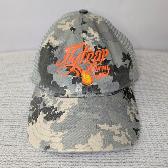 Flytrap Brewing Wilmington NC Camo Snap Back Hat Richardson New - Picture 9 of 9